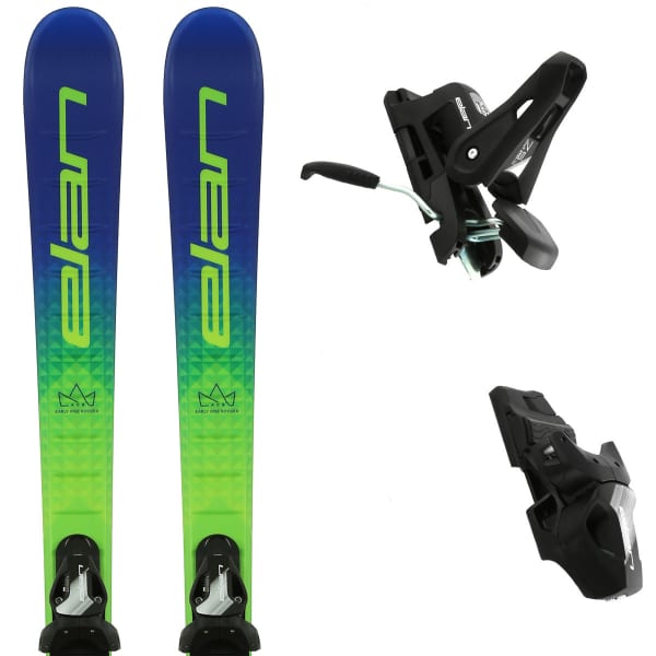 ELAN JETT QS JR + EL 7.5 Unicolore - Alpine ski set