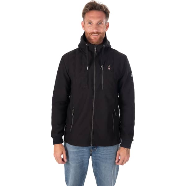 AULP CONOR VESTE HYBRIDE BLACK - Jacke