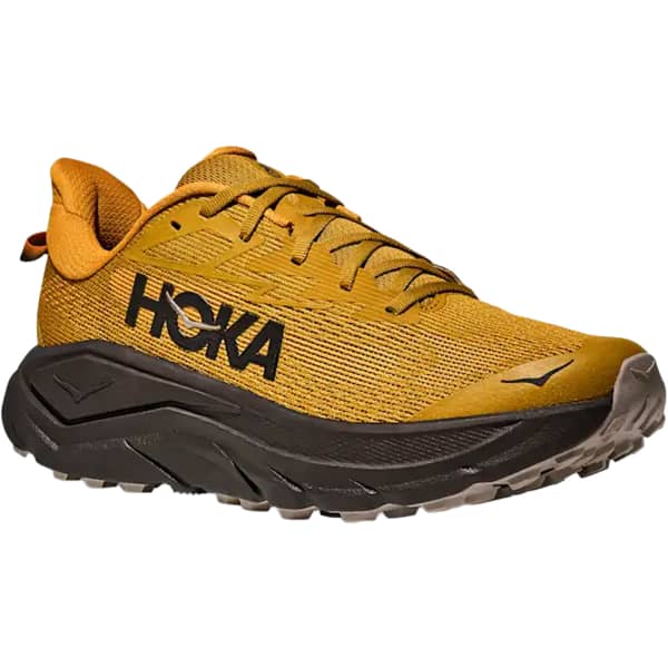 HOKA ONE ONE CHALLENGER 8 MUSTARD SEED / BLACK - Trail running shoes