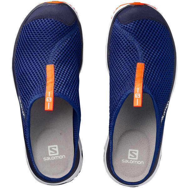 SALOMON RX SLIDE 3.0 SURF THE WEB WHITE SHOCKING ORANGE 18 SURF THE WEB WHITE SHOCKING ORANGE Erholungspantolette