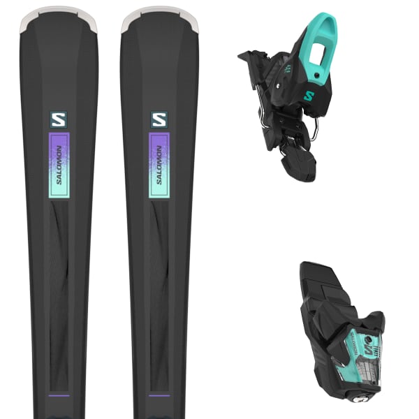 SALOMON-S/MAX N°6 XT + M10 GW F8 Unicolore - Alpine ski set