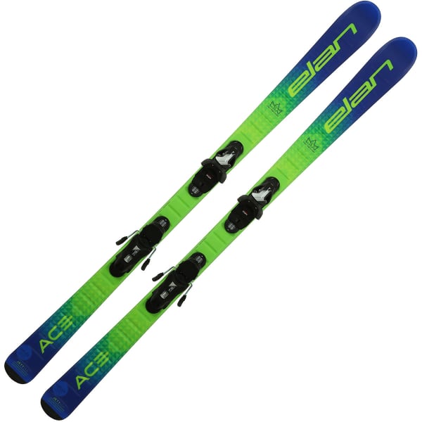 ELAN JETT QS JR + EL 7.5 Unicolore - Alpine ski set