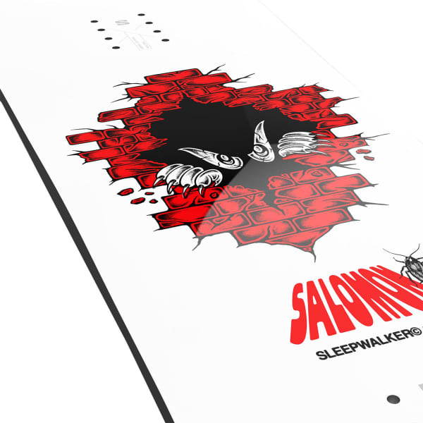 SALOMON SLEEPWALKER GROM WHITE/RED/YELLOW - Tabla de snowboard