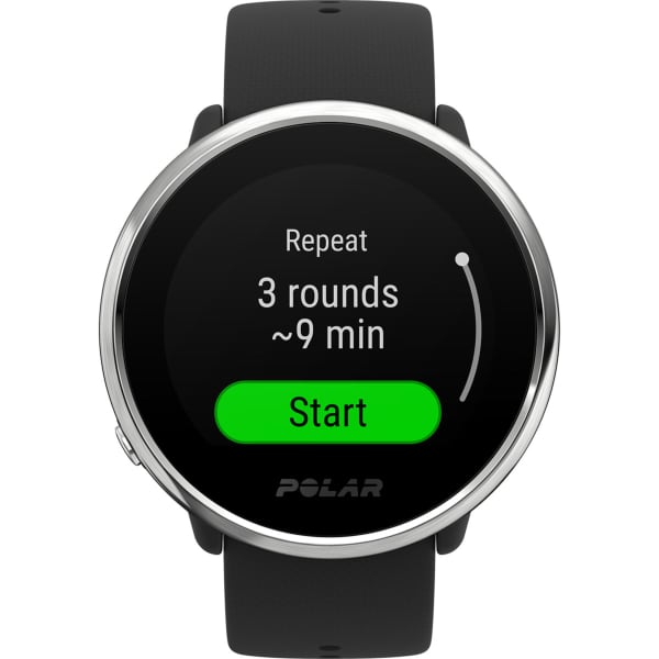 POLAR IGNITE BLACK SILVER S 20