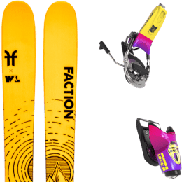 Pack ski alpin FACTION FACTION PRODIGY 2.0 WELLS LAMONT COLLAB + LOOK PIVOT 15 GW B115 FORZA 2.0 - Ekosport
