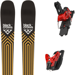 Pack ski BLACK CROWS BLACK CROWS  JUSTIS + SALOMON STH2 MNC 16 RED - Ekosport