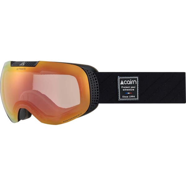 Masque Vuarnet Ski VM2021 Noir Mat Verres Miroir Argent + Orange - Neuf
