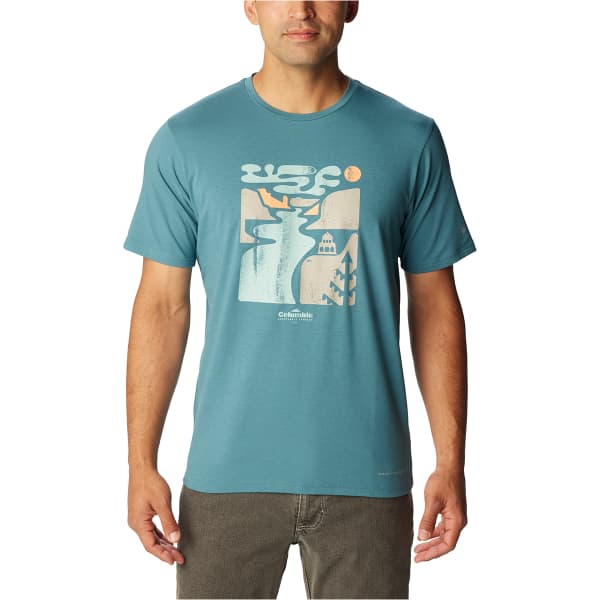 COLUMBIA-SUN TREK SHORT SLEEVE GRAPHIC TEE CLOUDBURST/SIMPLE