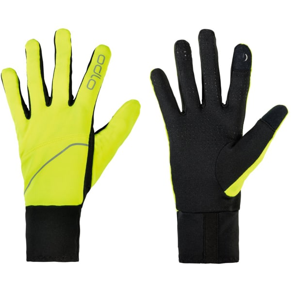 Yellow running gloves new arrivals