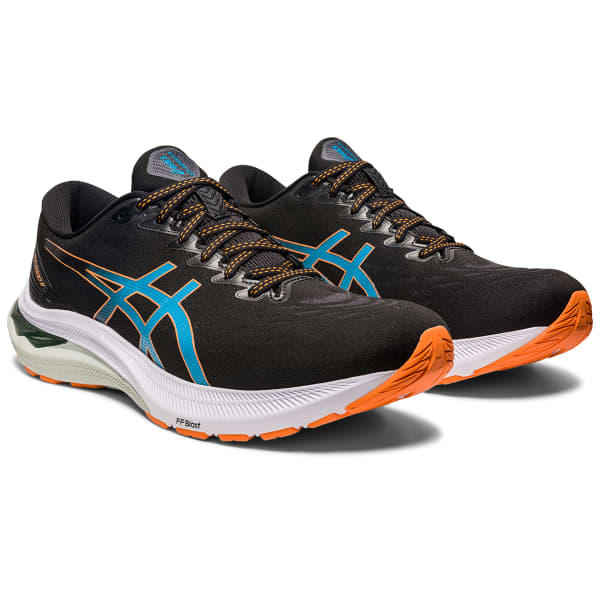 ASICS-GT-2000 11 BLACK/SUN PEACH - Running shoe