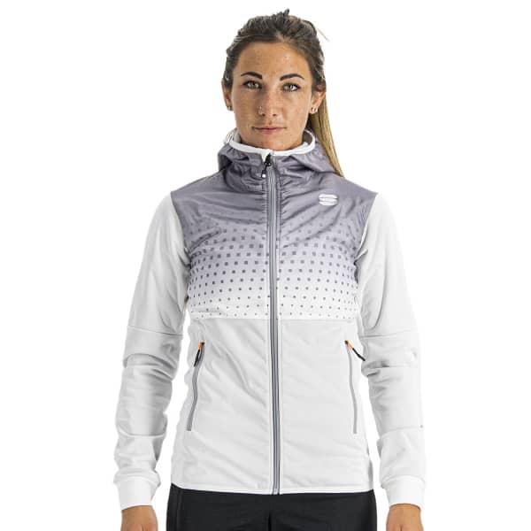 sportful rythmo w jkt - gris / blanc - taille l 2023