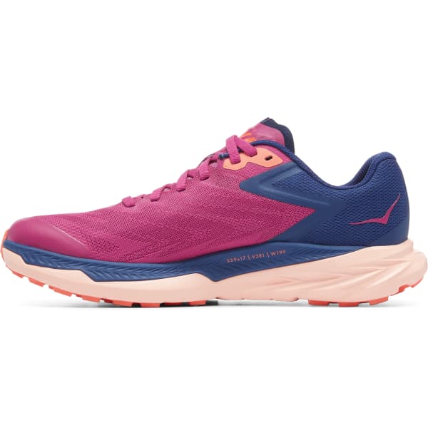 ホカオネオネ ZINAL スニーカー Vibram ピンク×ブルー サイズ24 Review】HOKA ONE ONE 「ZINAL（ジナール）」 - トレイル