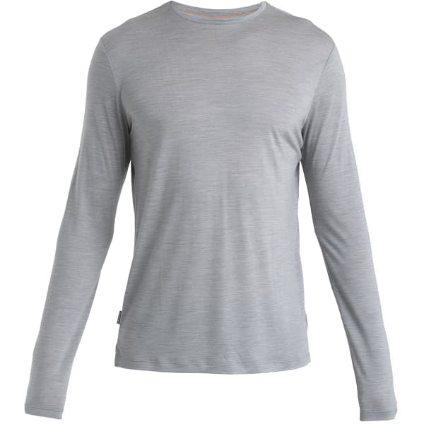 ICEBREAKER-M MERINO 125 COOL-LITE SPHERE III LS TEE METRO HEATHER