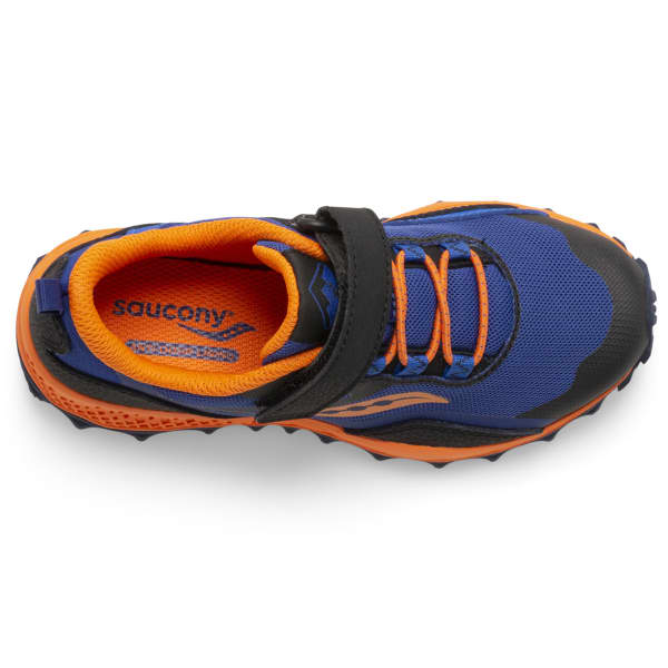 SAUCONY-PEREGRINE 12 SHIELD A/C JR NAVY/ORANGE - Trail running shoes