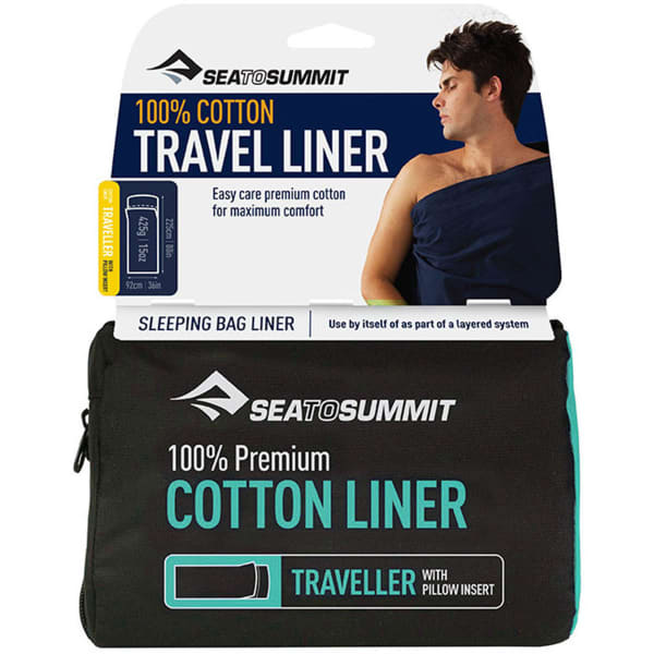 SEA TO SUMMIT DRAP DE SAC COTON TRAVELLER SEA FOAM 22