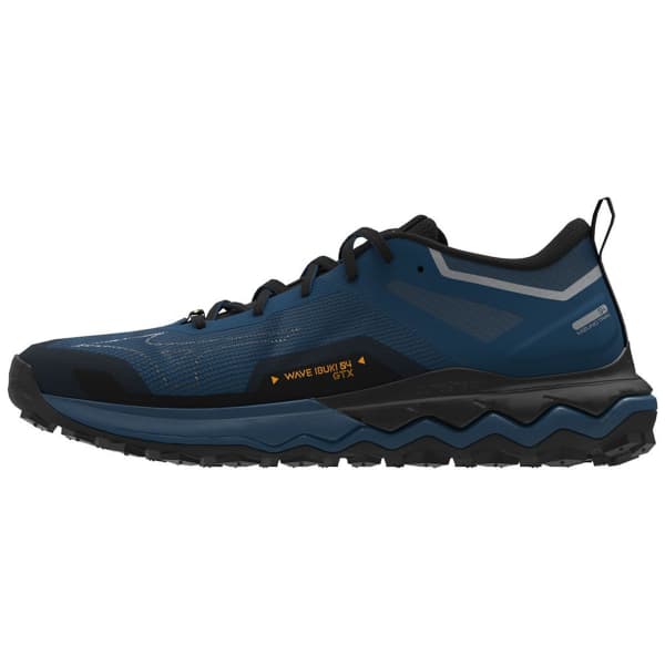 MIZUNO-WAVE IBUKI 4 GORE-TEX BLUE OPAL/BLACK/ZINNIA - Trail 