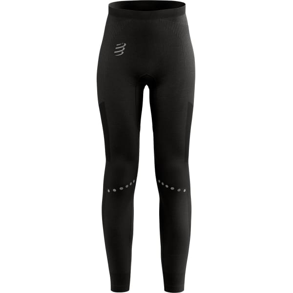 COMPRESSPORT-WINTER RUNNING LEGGING W BLACK - Trail running tights