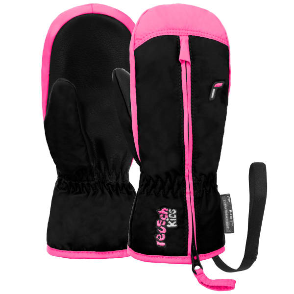 reusch ben mitt - noir / rose - taille 1/2 ans 2024