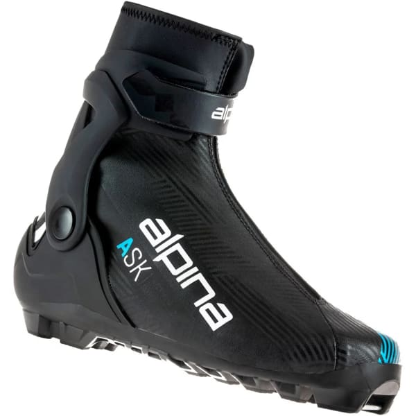 ALPINA-ACTION SKATE EVE BLACK BLUE - Cross-country ski boots