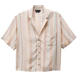 Chemise Randonnée Homme PrAna Reflect Beige Rayée Taille L Performance