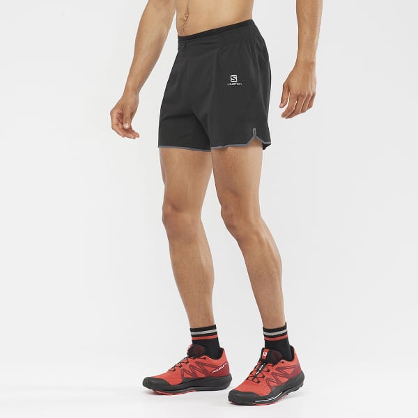 SALOMON-SENSE AERO 5'' SHORTS M BLACK - Trail running shorts