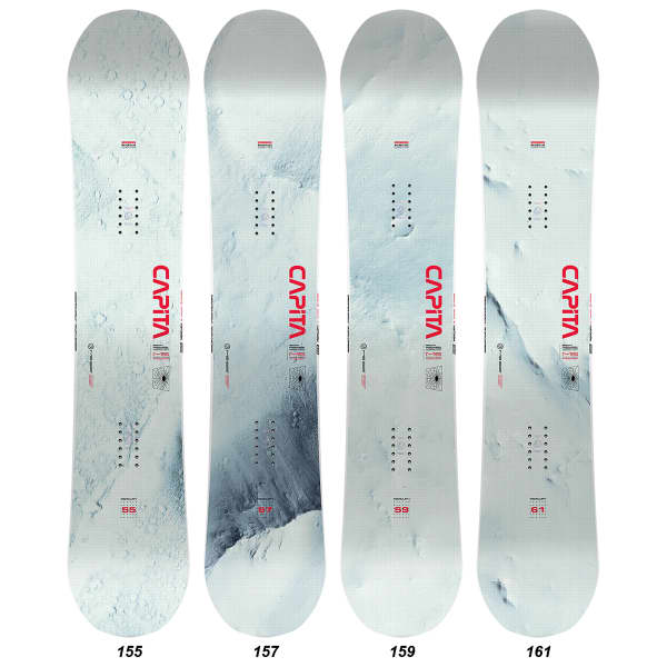 CAPITA MERCURY GREY/WHITE/RED - Snowboard