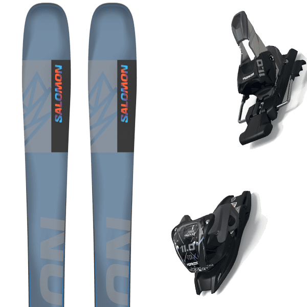 SALOMON QST 92 Fix Alpine ski set