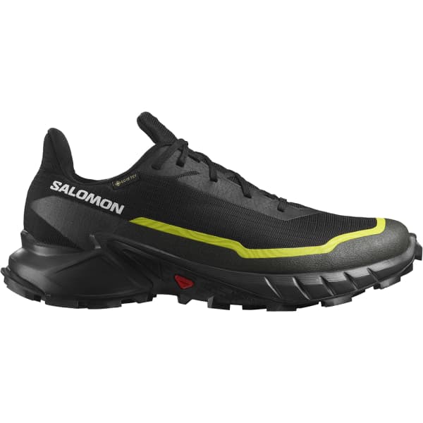 SALOMON ALPHACROSS 5 GORE TEX BLACK PEAT SULPHUR SPRING Trail running shoes