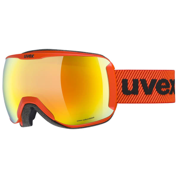 UVEX-DOWNHILL 2100 CV FIERCE RED MAT - Maschera da sci