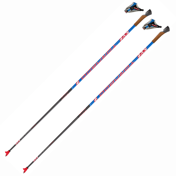 KV+ TORNADO 100% CARBON BLUE - Cross-country ski poles