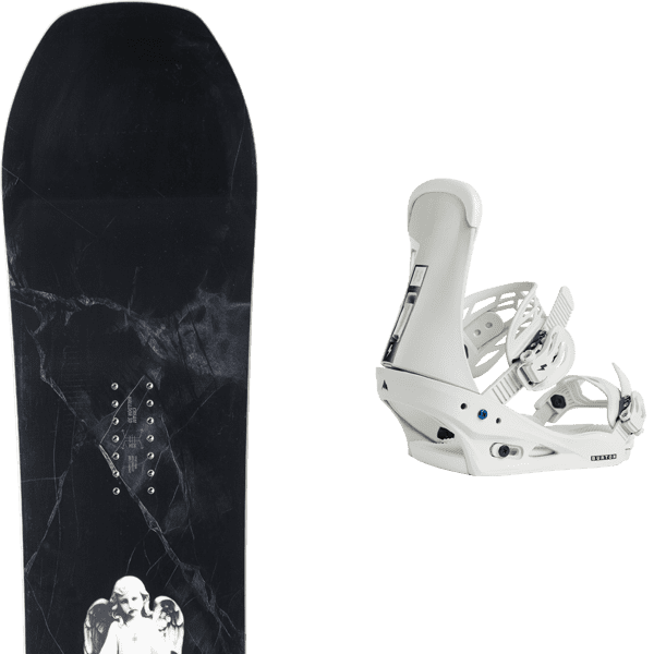 YES CREAM HALLDOR 3D + Fix - Snowboard Set