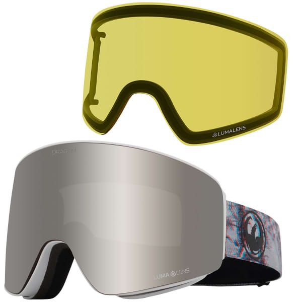 DRAGON-PXV BONUS GRAY/BLUE/RED - Skibrille