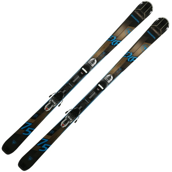 ROSSIGNOL EXPERIENCE 75 + XPRESS 10 GW B83 BROWN/BLUE - Ski pack