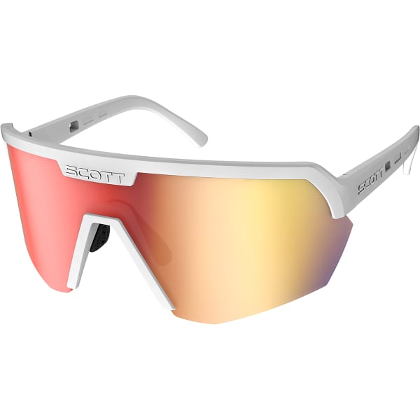 SCOTT SPORT SHIELD WHITE MATT RED CHROME Cycling sunglasses