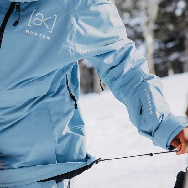 BURTON W AK GORE KM 2L JK DUSTY BLUE - Snowboard jacket