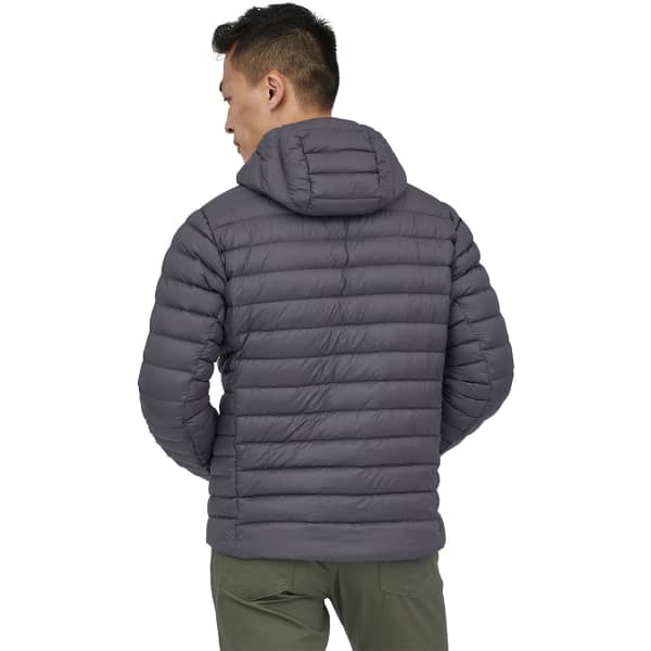 PATAGONIA M S DOWN SWEATER HOODY FORGE GREY Hiking down jacket