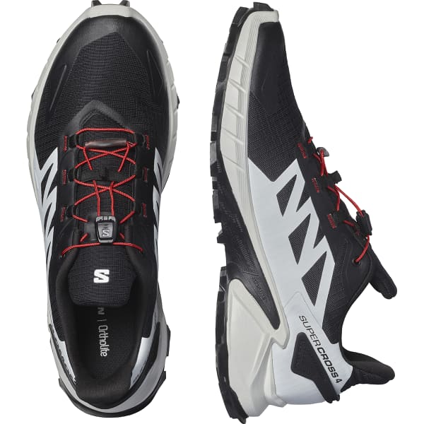  Salomon Supercross 4 Trail Running Zapatillas Hombre,  negro/blanco/rojo intenso : Ropa, Zapatos y Joyería