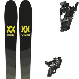 Pack ski VOLKL VOLKL RISE 80 BLACK/YELLOW + ATOMIC BACKLAND TOUR BLACK/GUNMETAL 80 - Ekosport