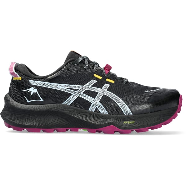 ASICS GEL TRABUCO 12 GTX W BLACK LIGHT BLUE Trail running shoes