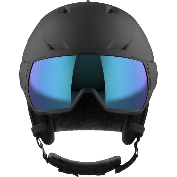 SALOMON-PIONEER LT VISOR BK/UNIV M.BLU - Ski helmet
