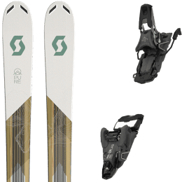 Pack ski SCOTT SCOTT PURE MISSION 98TI W + SALOMON S/LAB SHIFT MNC 13 BLACK SH100 - Ekosport