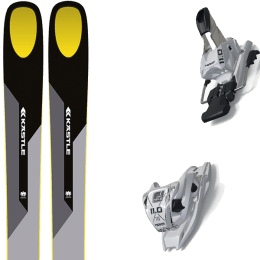 Pack ski alpin KÄSTLE KÄSTLE ZX108 + MARKER 11.0 TCX WHITE - Ekosport