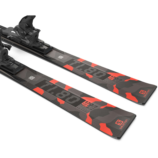 SALOMON-S/FORCE TI.80 + Z12 GW F 170 GRAY/BLACK - Alpine ski set SALOMON-S/FORCE TI.80 + Z12 GW F 170 GRAY/BLACK - Alpine ski set