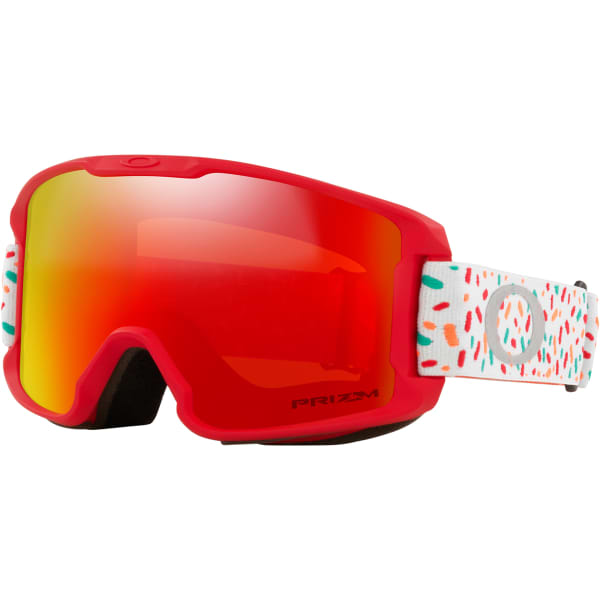 Masque Ski Oakley Line Miner White Prizm Torch Rouge