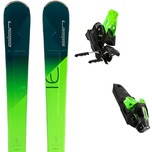 ELAN-AMPHIBIO 16 TI + EMX 12.0 GW FUS. X Unicolore - Pack ski