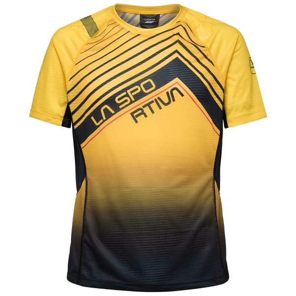 LA SPORTIVA WAVE T SHIRT M YELLOW BLACK Trail T Shirt