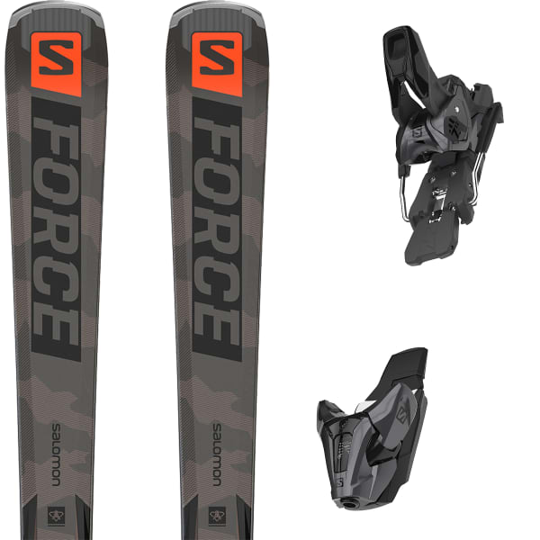 SALOMON-S/FORCE TI.80 + Z12 GW F 170 GRAY/BLACK - Alpine ski set