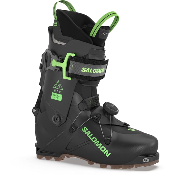 SALOMON MTN SUMMIT PURE BLACK GREEN Ski touring boots