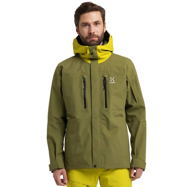 HAGLÖFS ELATION GTX JACKET M OLIVE GREEN/AURORA - Ski touring ski