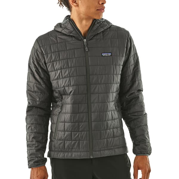PATAGONIA M S NANO PUFF HOODY FORGE GREY Hiking down jacket
